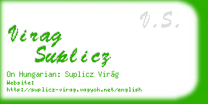 virag suplicz business card